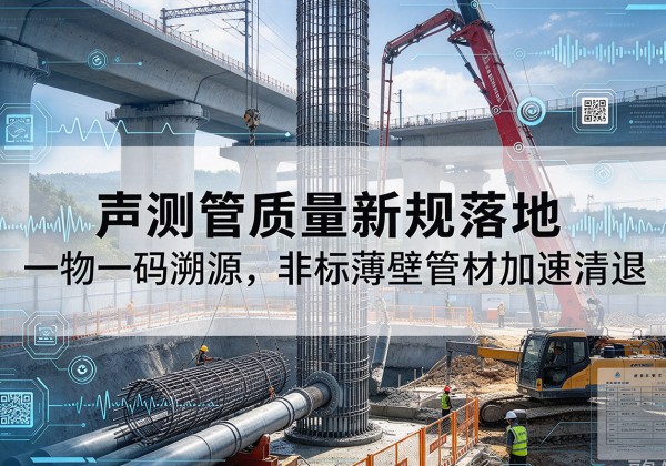 渑池声测管质量新规落地，一物一码溯源，非标薄壁管材加速清退