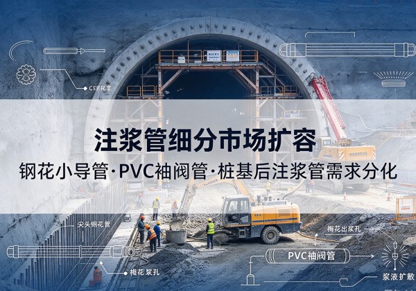 渑池注浆管细分市场扩容，隧道钢花小导管、PVC 袖阀管、桩基后注浆管需求分化